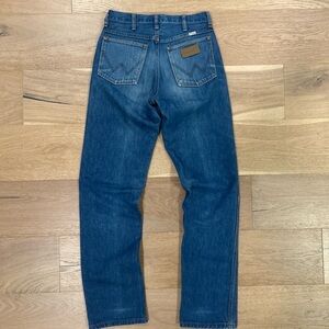 Vintage Wrangler Straight Leg Blue Jeans
